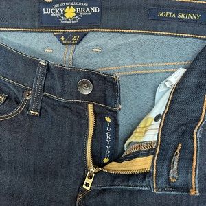 Lucky Brand Sofia Skinny Jean Size 27